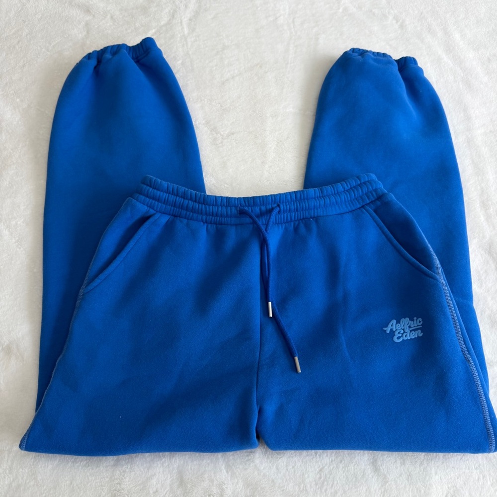 Aelfric Eden Jogger Sweatpants Blue Size Medium